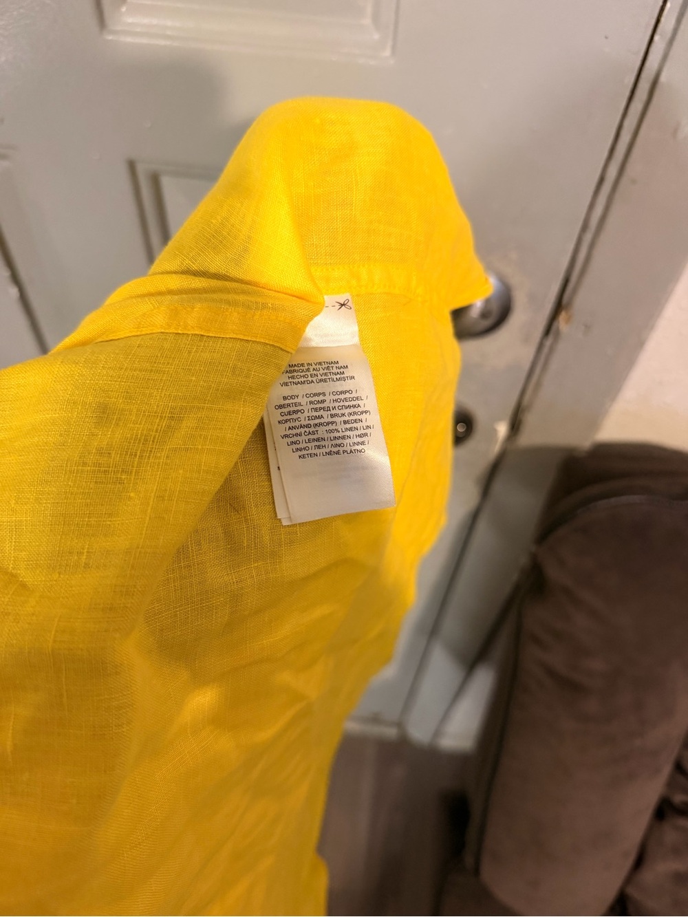 Ralph Lauren Bright Yellow Button-Down Shirt - Picture 2 of 7